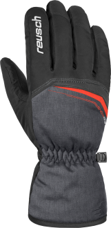 Reusch Snow King 4801198 7680 schwarz rot grau front